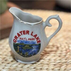 Crater Lake National Park Oregon Miniature Pitcher Souvenir Collectible Gift